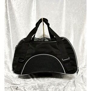 Black‎ Mesh Soft Sided Pet Carrier Bag Small Dog Cat Travel Tote Reflective Trim